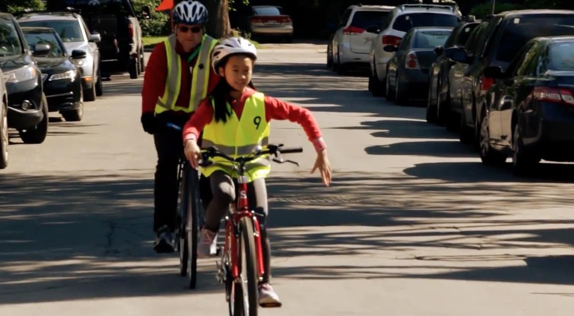 cycliste averti