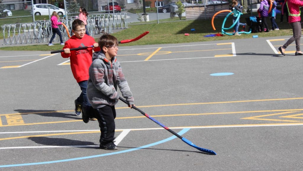 récréations actives à l'école