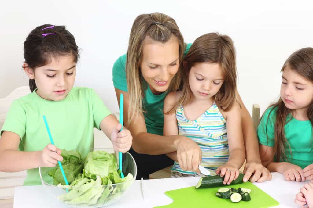 atelier culinaire à l'école