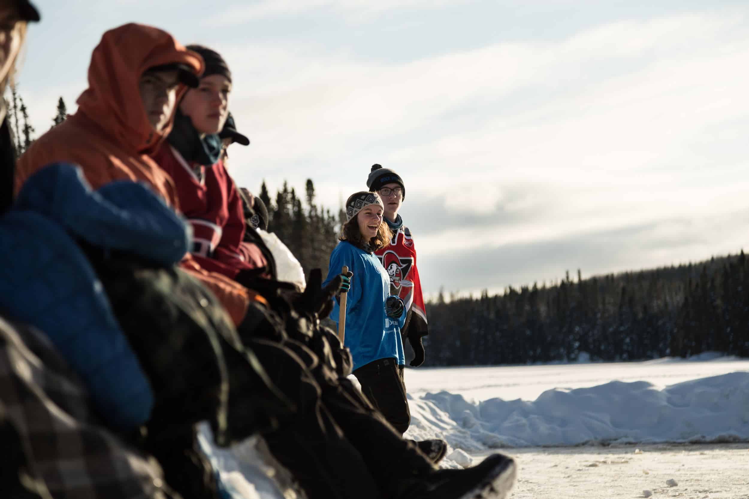 activité parascolaire d'hiver adolescents