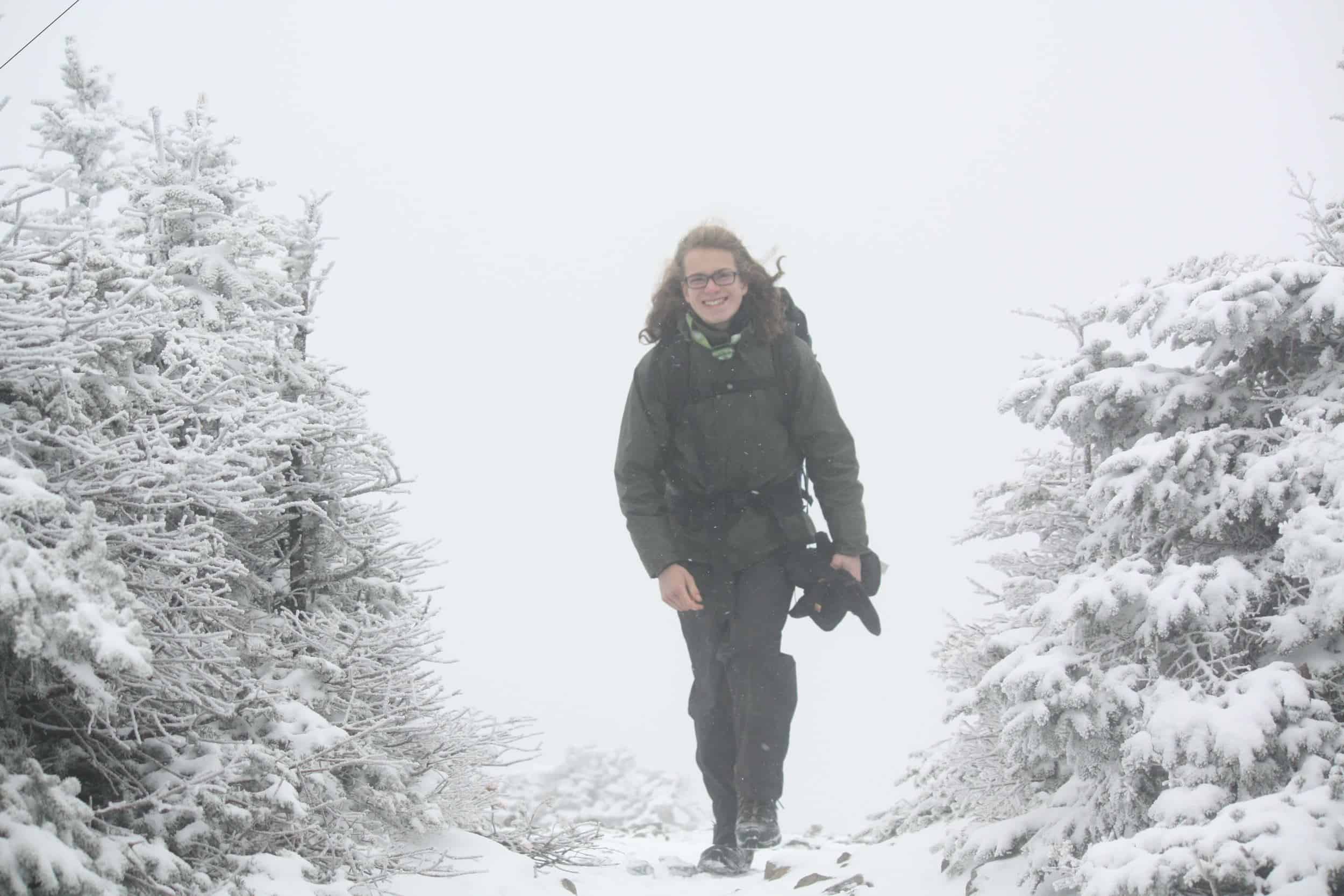 neige marche étudiant activité parascolaire hiver