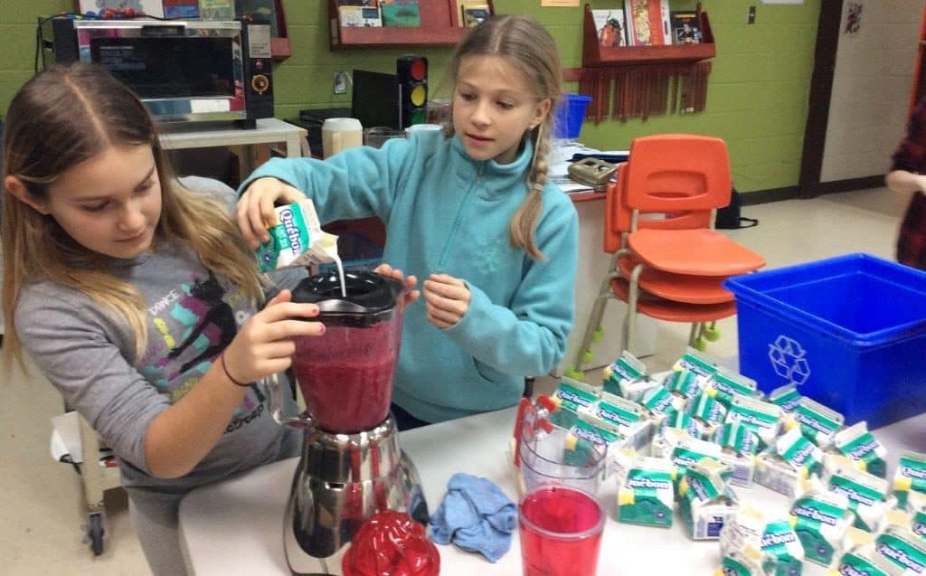 ateliers de cuisine à l'école