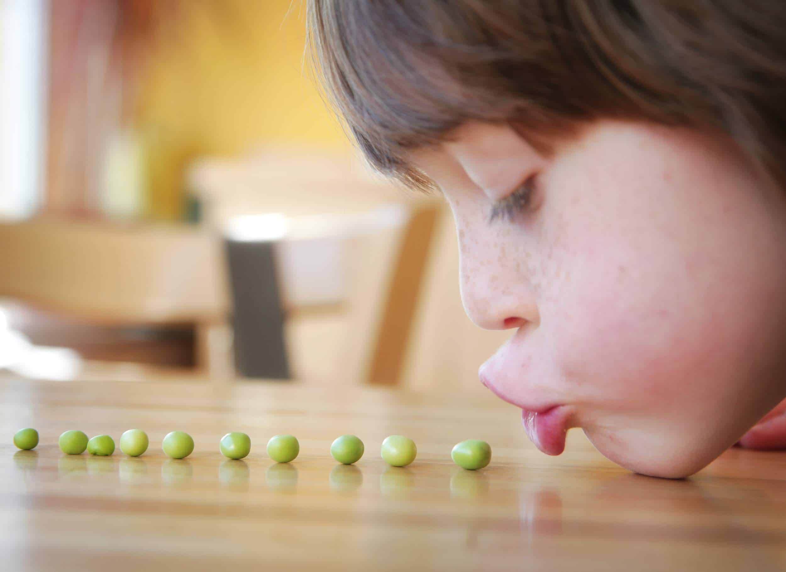 enfant et légumes