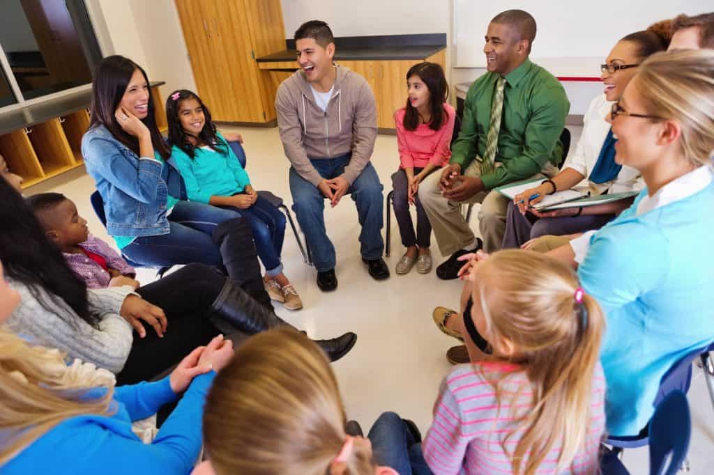 reunion de parents à l'école