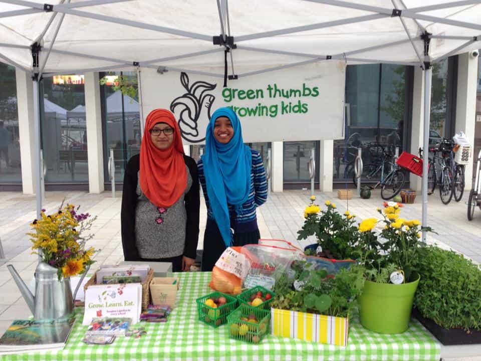 Récolte jardin scolaire Green Thumbs Growing Kids