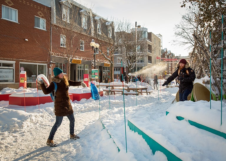 activités extérieures hivernales