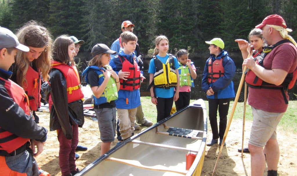 sortie scolaire en plein air