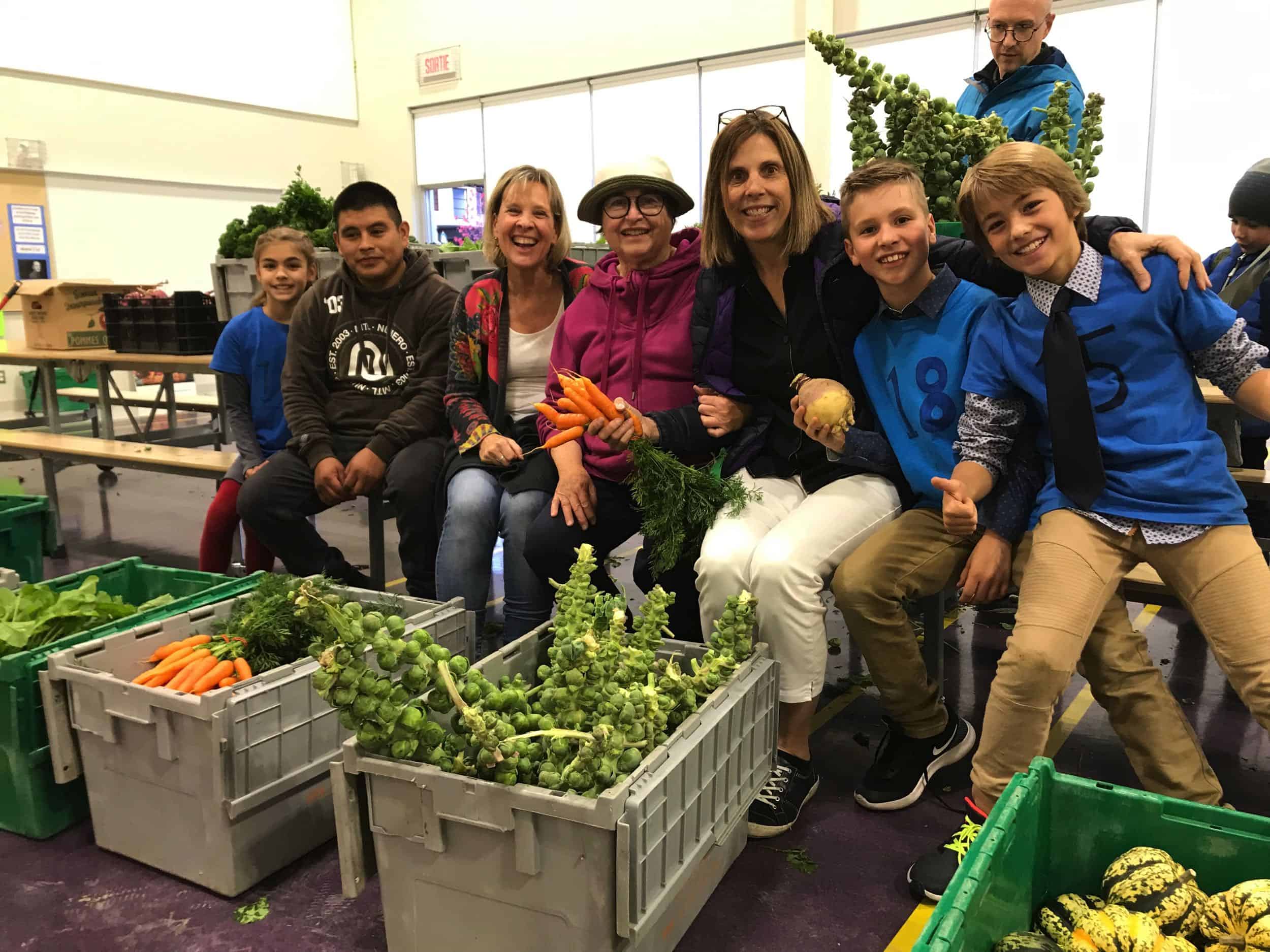 paniers de légumes bio