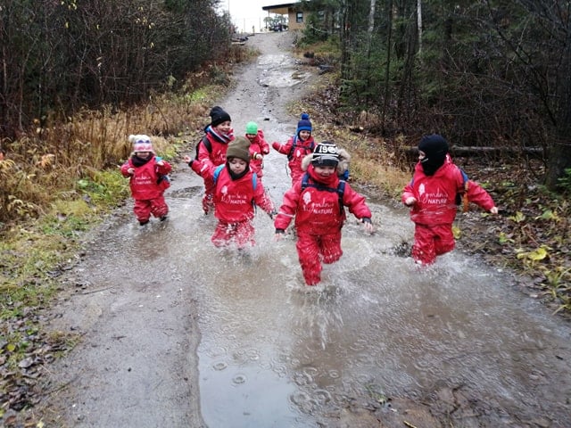 garderie en forêt