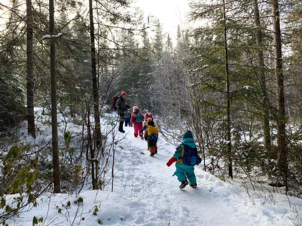 garderie en forêt