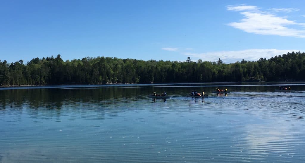 kayak sur l'eau